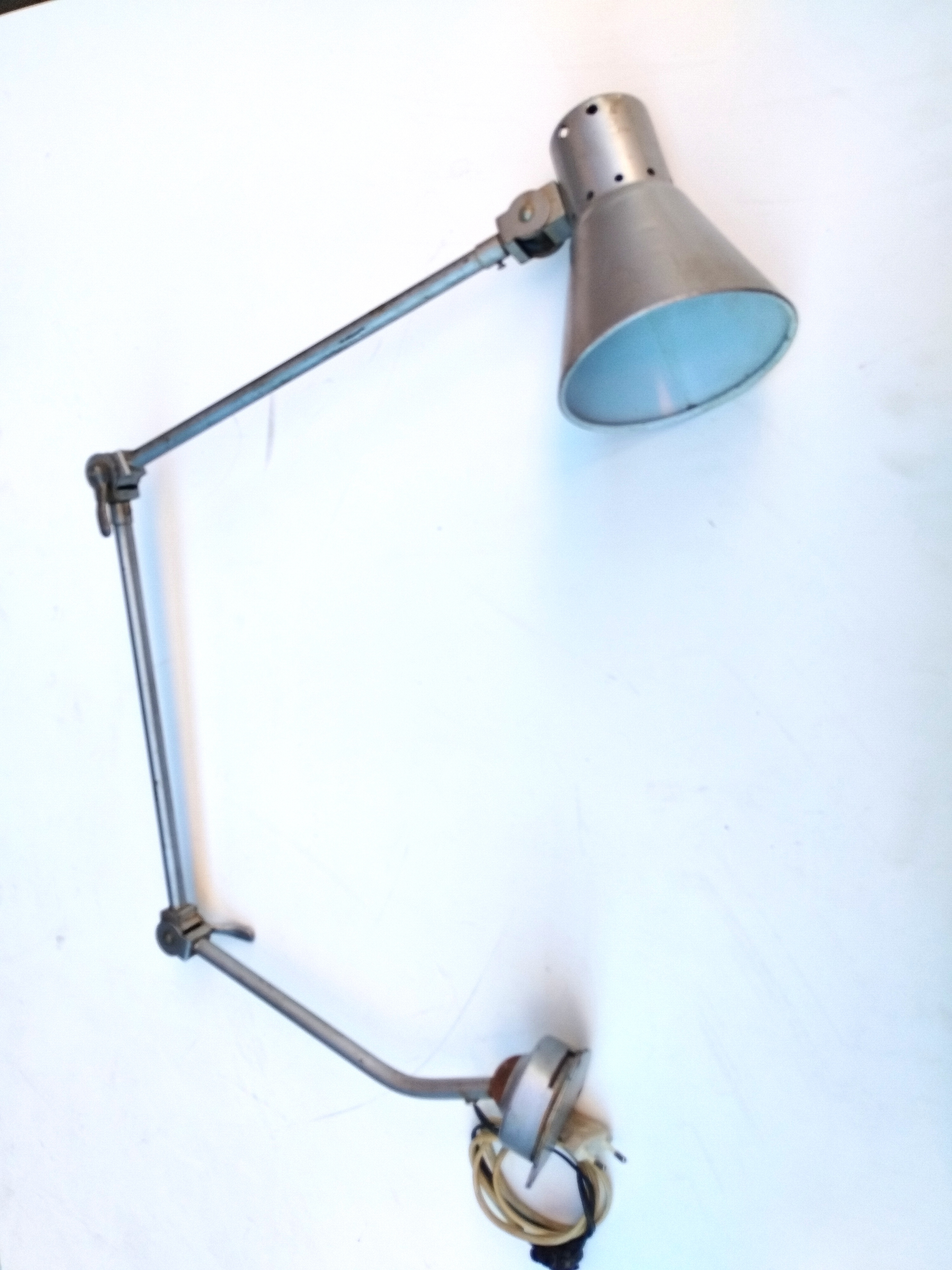 lampara flexo mesa pared metal 14 34+37+37+16.5 o12.8 1u